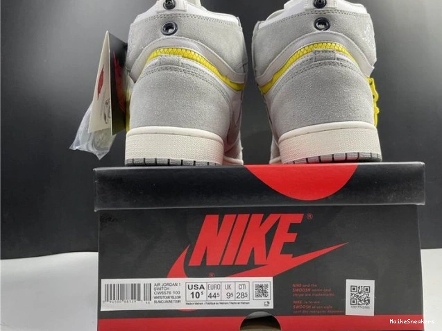 MaikeSneakers Air CW6576-100 High Light Switch Jordan 1 Smoke 0722